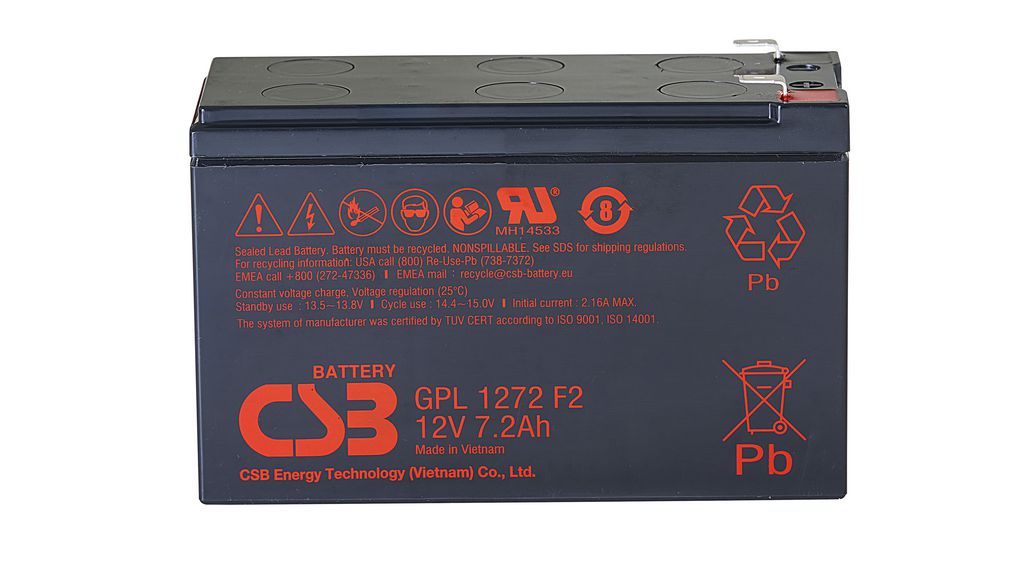 Gpl F Fr Csb Energy Batteria Ricaricabile Piombo Acido V